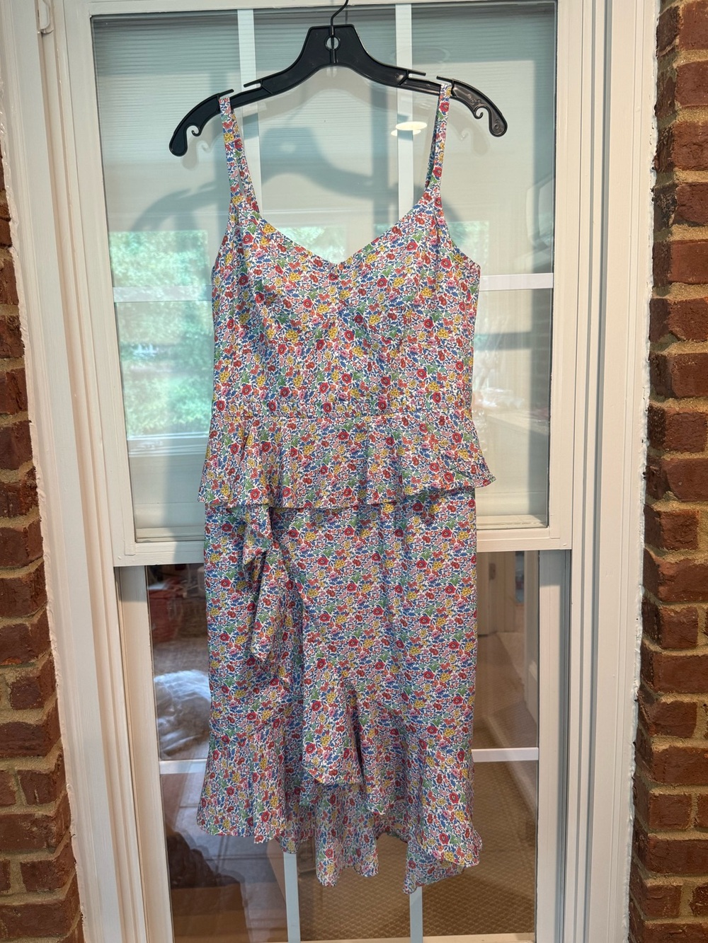 J. Crew Liberty of London Floral Ruffle Dress
